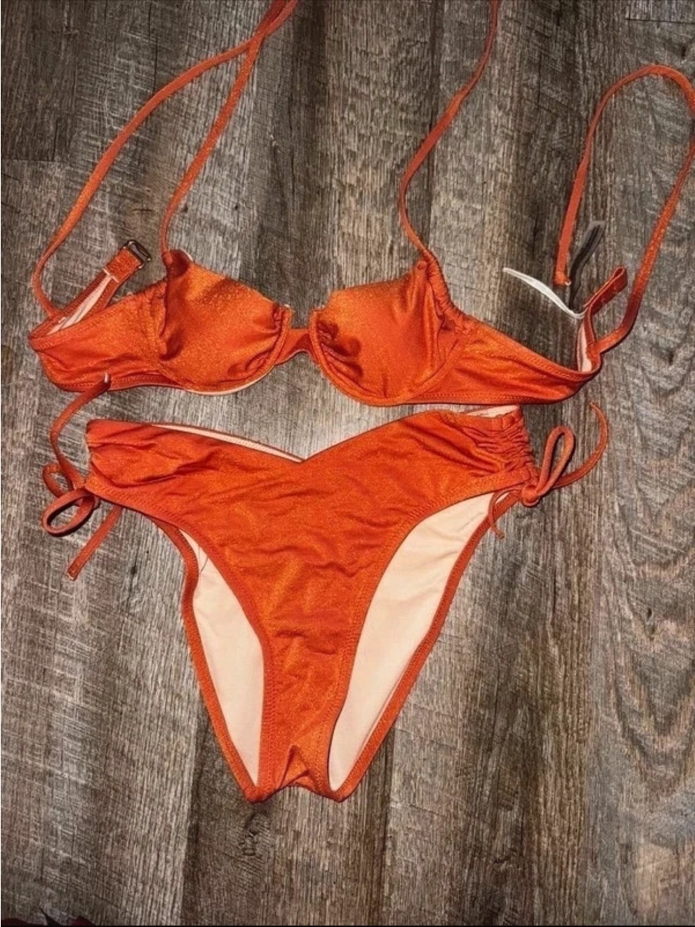 Women’s Victoria’s Secret burnt orange bikini